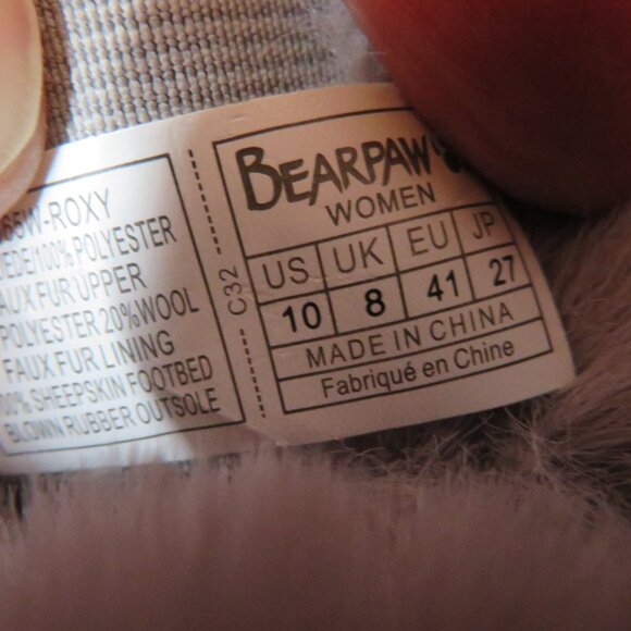 NWOT Women's BearPaw Roxy Gray Suede Boot Size 10 - Picture 8 of 8